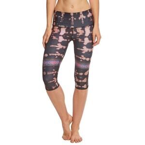 Teeki Leggings Crop Cusco Rambler L Pilates Yoga Anti Microbial Athleisure Capri